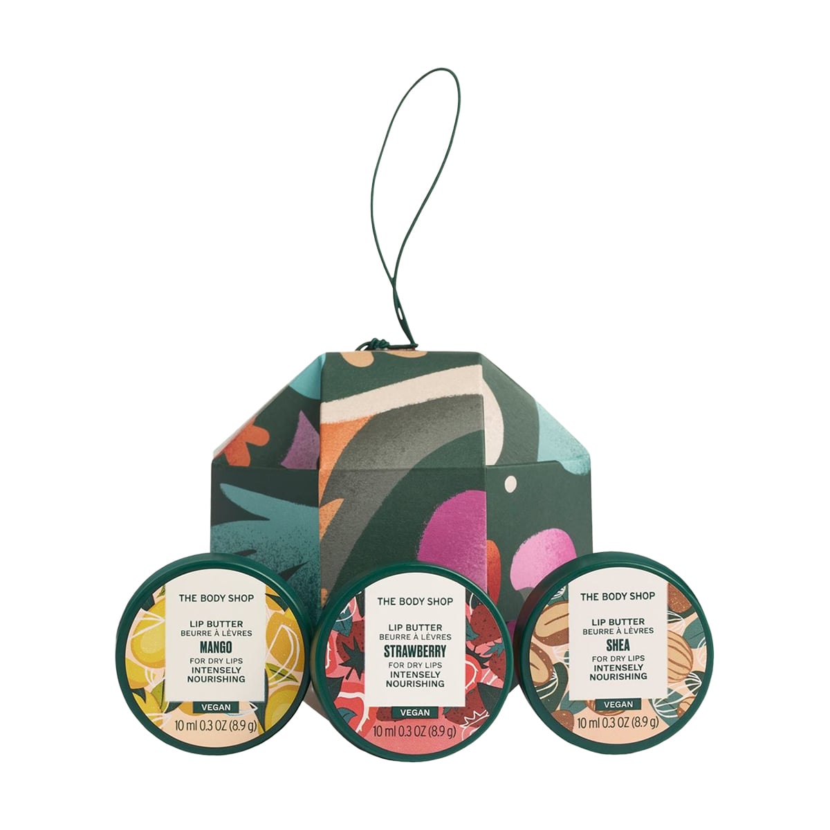 Подарунковий набір батерів для губ The Body Shop Lipcare Trio Set, 3*10 мл